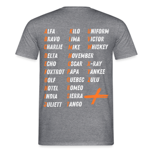 Männer T-Shirt - Graphit meliert