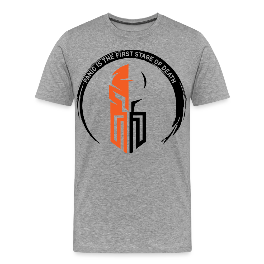 Männer Premium T-Shirt - Grau meliert