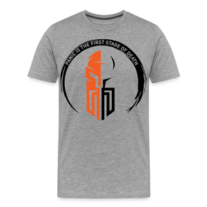 Männer Premium T-Shirt - Grau meliert