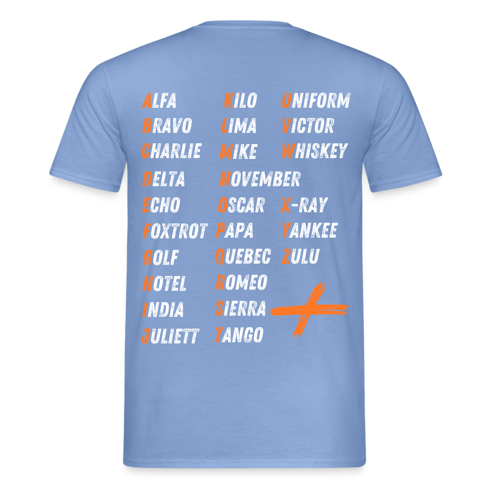 Männer T-Shirt - carolina blue