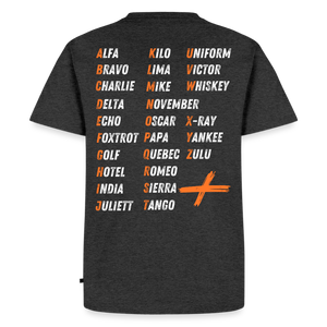 Männer Premium T-Shirt - Anthrazit meliert