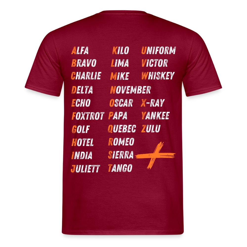 Männer T-Shirt - Ziegelrot