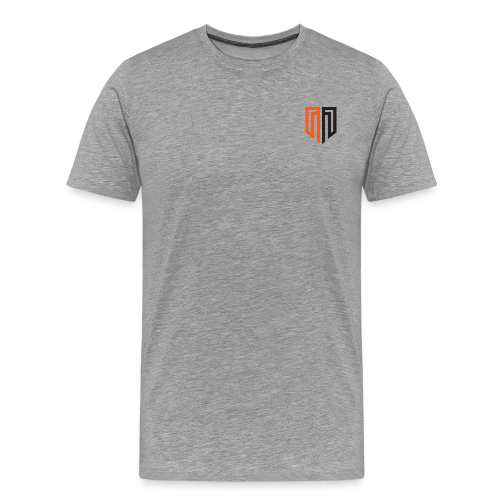 Männer Premium T-Shirt - Grau meliert