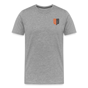 Männer Premium T-Shirt - Grau meliert