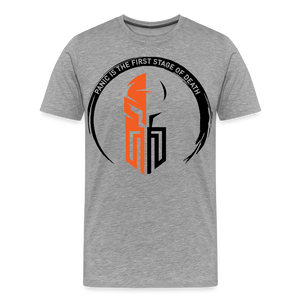 Männer Premium T-Shirt - Grau meliert