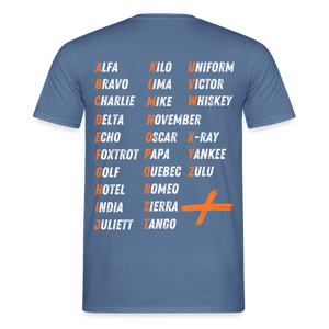 Männer T-Shirt - Taubenblau 