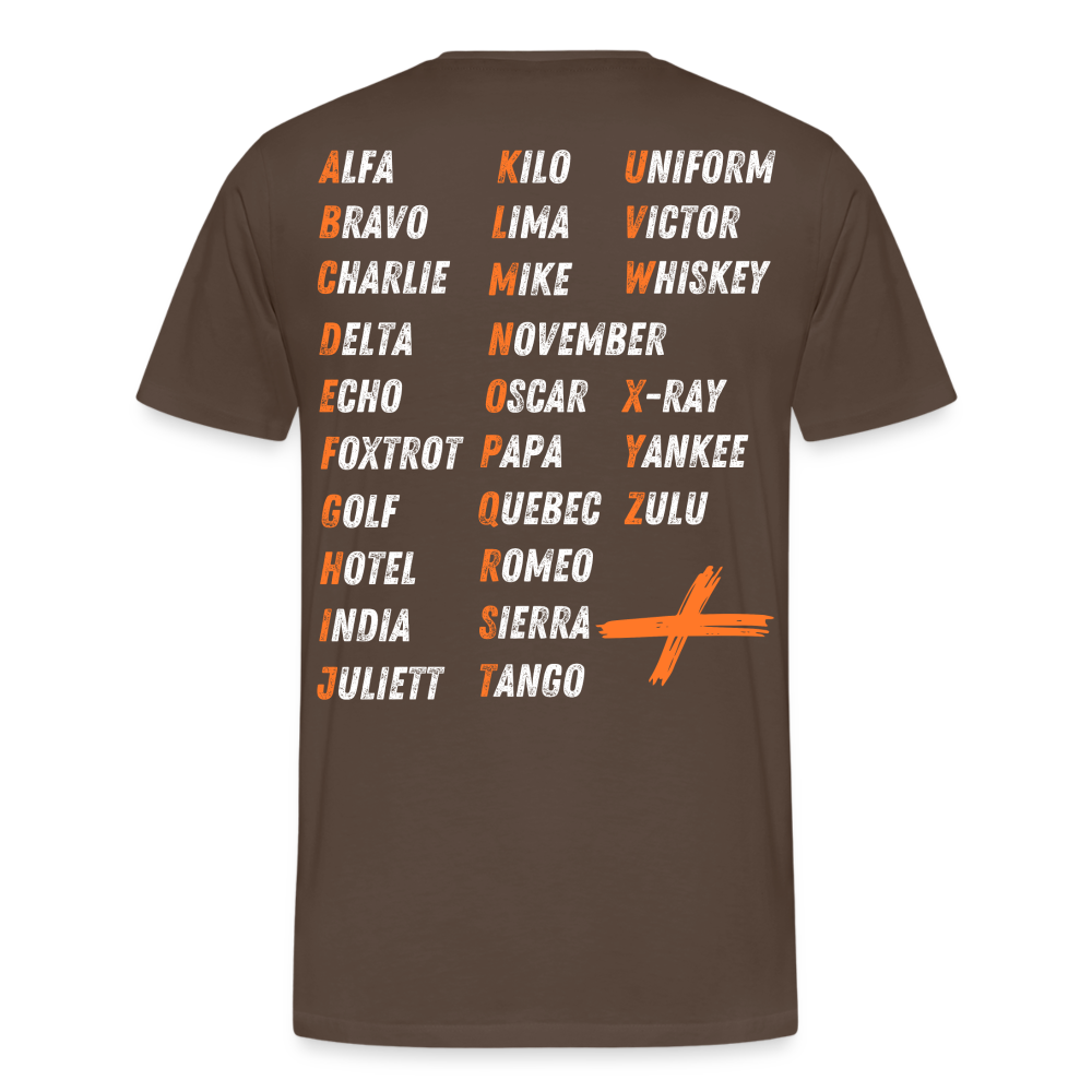 Männer Premium T-Shirt - Edelbraun