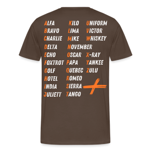 Männer Premium T-Shirt - Edelbraun