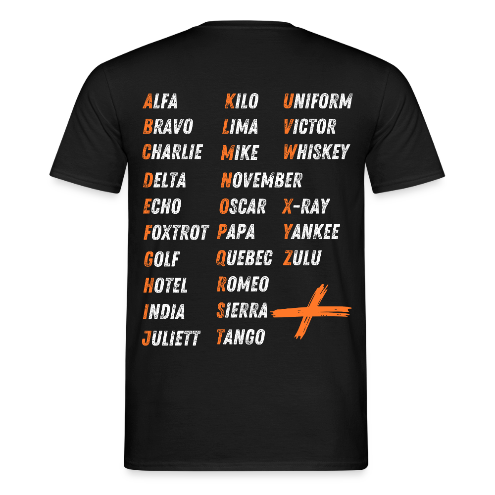 Männer T-Shirt - Schwarz