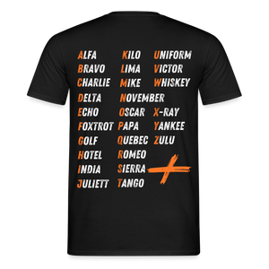 Männer T-Shirt - Schwarz