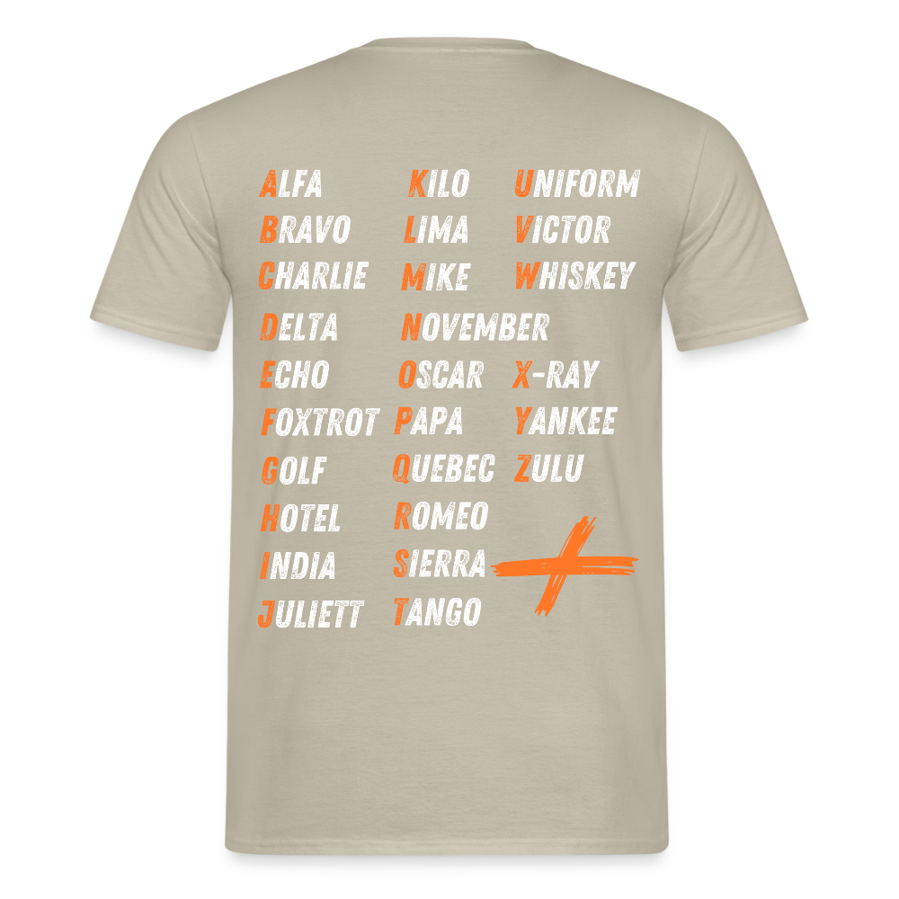 Männer T-Shirt - Sandbeige