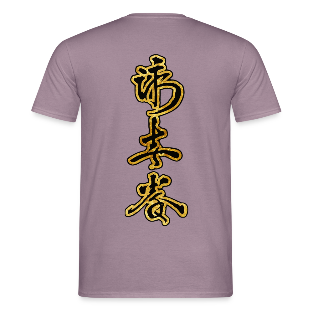 Männer T-Shirt - Lilagrau 