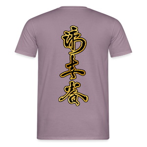 Männer T-Shirt - Lilagrau 