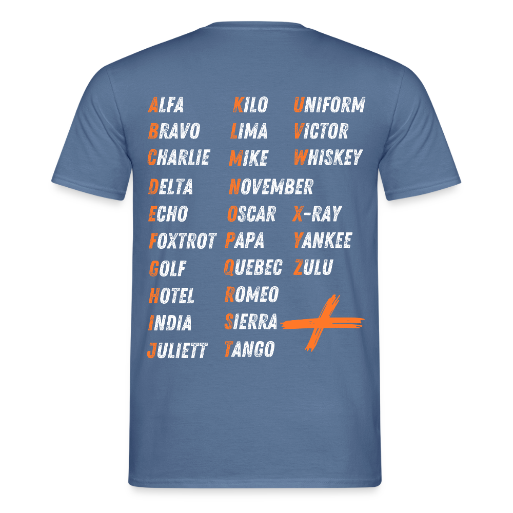 Männer T-Shirt - Taubenblau 