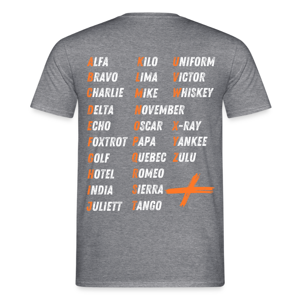 Männer T-Shirt - Graphit meliert