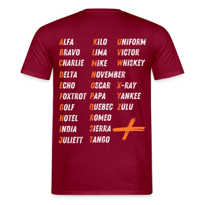 Männer T-Shirt - Ziegelrot