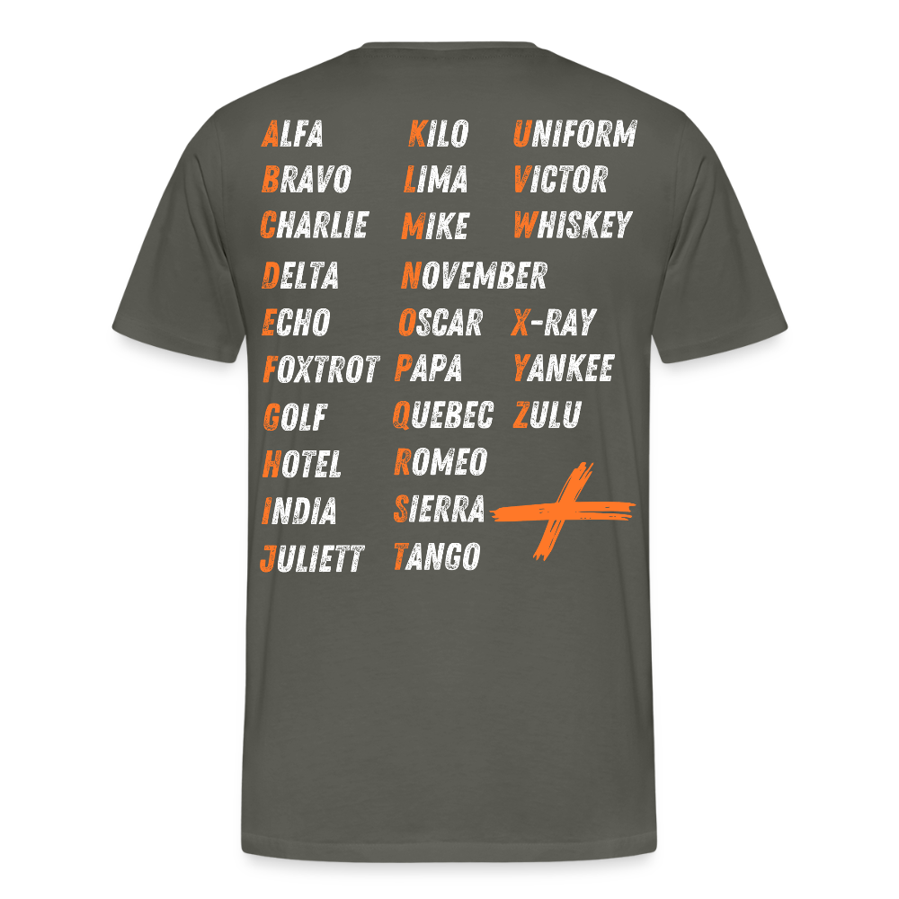 Männer Premium T-Shirt - Asphalt
