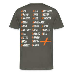 Männer Premium T-Shirt - Asphalt