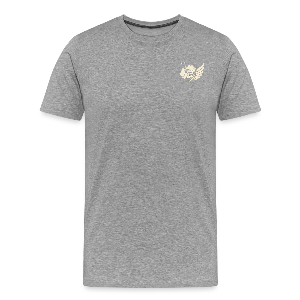 Männer Premium T-Shirt - Grau meliert