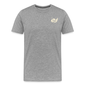 Männer Premium T-Shirt - Grau meliert