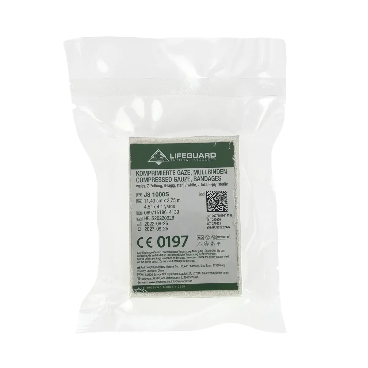 Lifeguard komprimierte Gaze