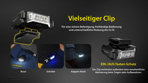 Nitecore Clipleuchte CL10