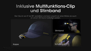 Nitecore NU11 - Clipleuchte mit IR-Sensor