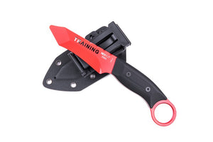 NEXKUT Taktikmesser-Set TUHON mit Kydex-Holster, D2 Stahl mit schwarzer Titan Beschichtung