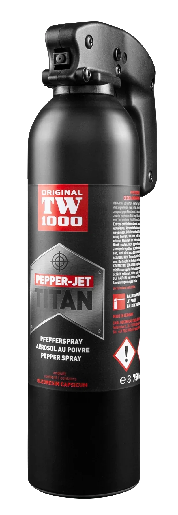 Pfefferspray (750 ml/Nebel) TITAN