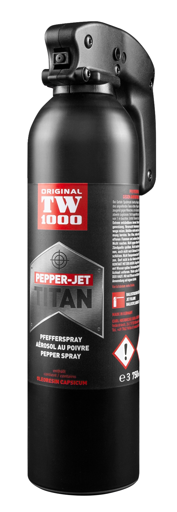Pfefferspray (750 ml/Nebel) TITAN