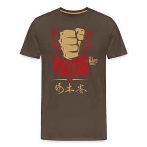 Männer Premium T-Shirt - Edelbraun